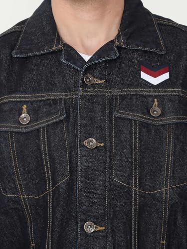 Image of VROJASS Denim Casual Half Sleeeves Men's Jacket Classy Winter Wear for Boy's(JX-OV1S-SFDQ)