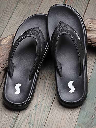SOLETHREADS SKYWALK | Classy | Comfortable | Ultra-Light | Shock Absorbent | Bounce Back Technology | Water-resistant | Slippers | Flip Flops for Men