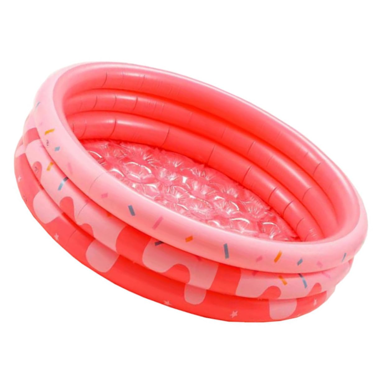 Grueso PVC Piscina Inflable Redonda Rosa de Niños