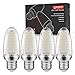 GEZEE E27 LED Ampoules de Maïs, 14W 1400LM, 120W Équivalent Ampoules à Incandescence, Blanc Neutred 4400K, AC 230V, Non Dimmable, Sans Scintillement(Pack de 4)