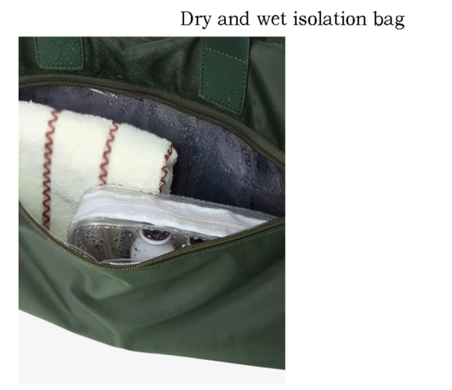 Borsoni da viaggio Borsone da viaggio in tessuto Oxford con tasca bagnata e scomparto per scarpe Borsa da allenamento fitness Borsa da palestra impermeabile per uomini e donne per i viaggi e lo sport