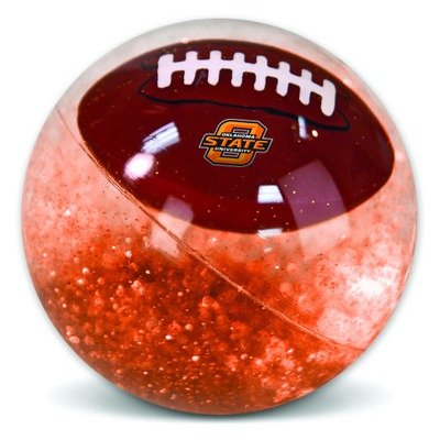 NCAA Oklahoma State Super Ball, 3-Inch, Clear