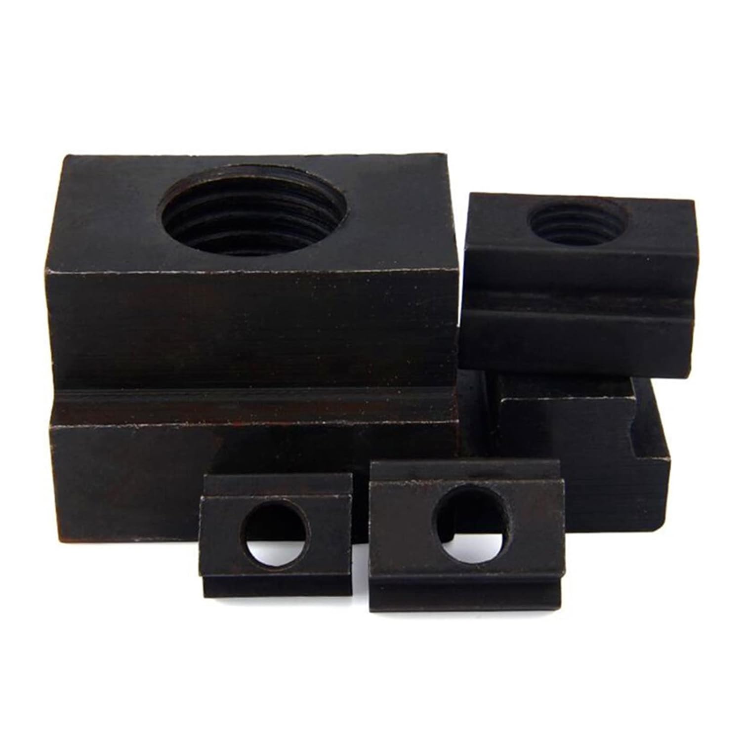 Lug nut Threads T-Slots T Slot Nuts 45 Steel Black Oxide Finish Grade (Color : 2 PCS, Size : M10) (2 PCS M10)