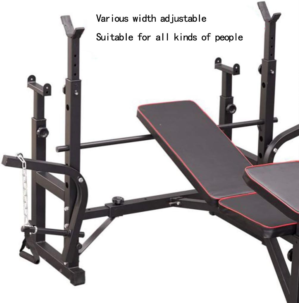 Olympic Bench Set, Bench Press for Full Body Workout & Home Gym Exercise, Fitness Machine Bench Strength Weights Equipment Without