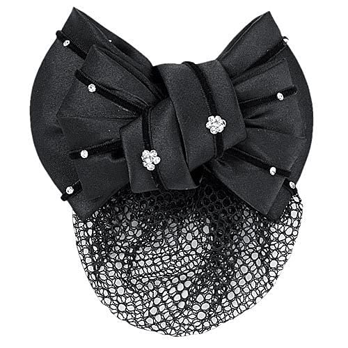 Ovation Premium Show Bow, One Size, Black Gem Floral