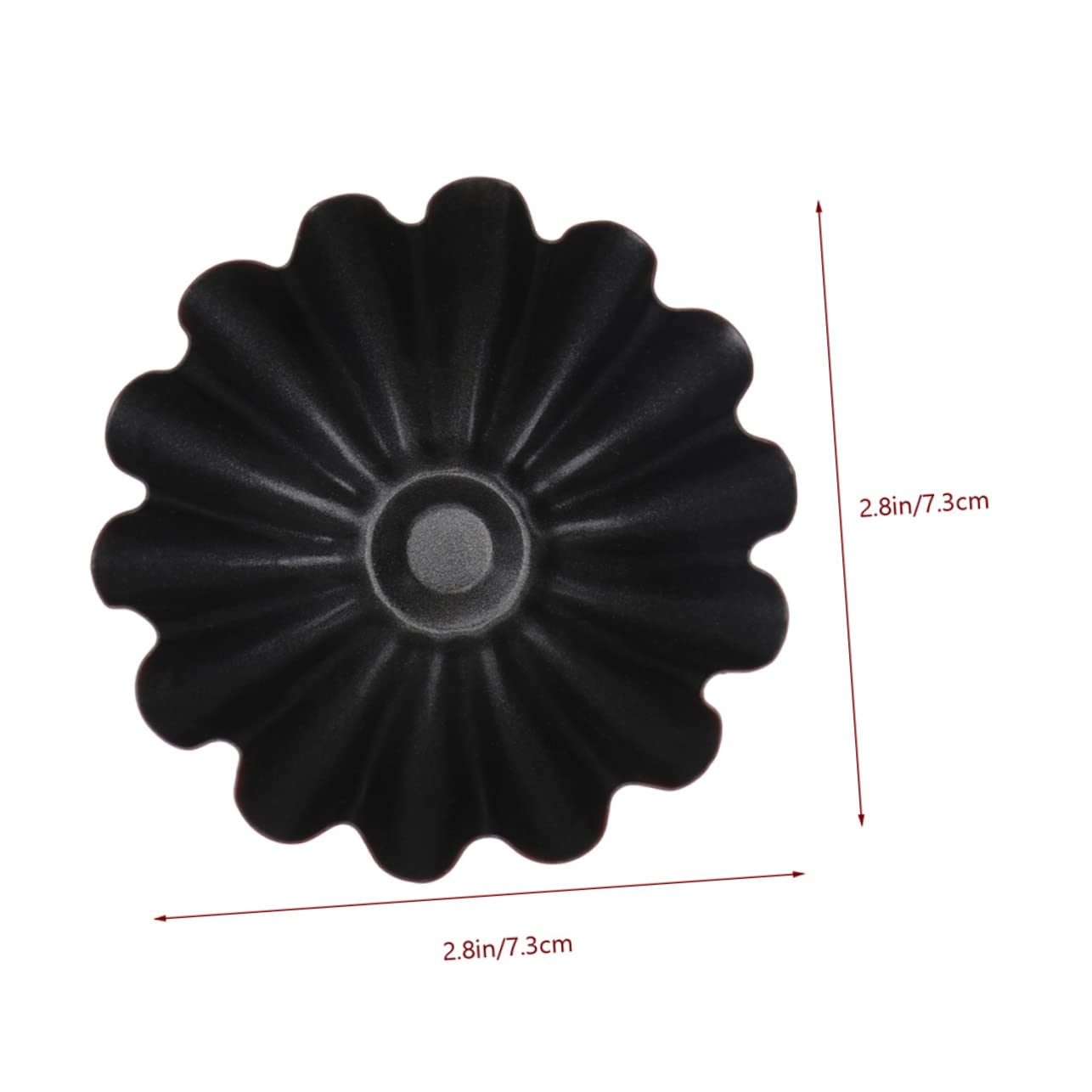 OKUMEYR Egg Tart Baking Trays 7.3x7.3cm Pudding Cake Maker Non-stick Easy Clean Sturdy