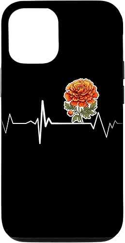 Miniatura 4 de iPhone 14 Pro Max Vintage French Marigold Heartbeat Gardener Marigold Florist Case