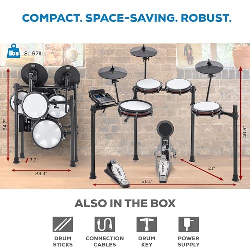 Alesis NITROMAXKITXUS Nitro Max Kit Electric Drum Set thumb #5
