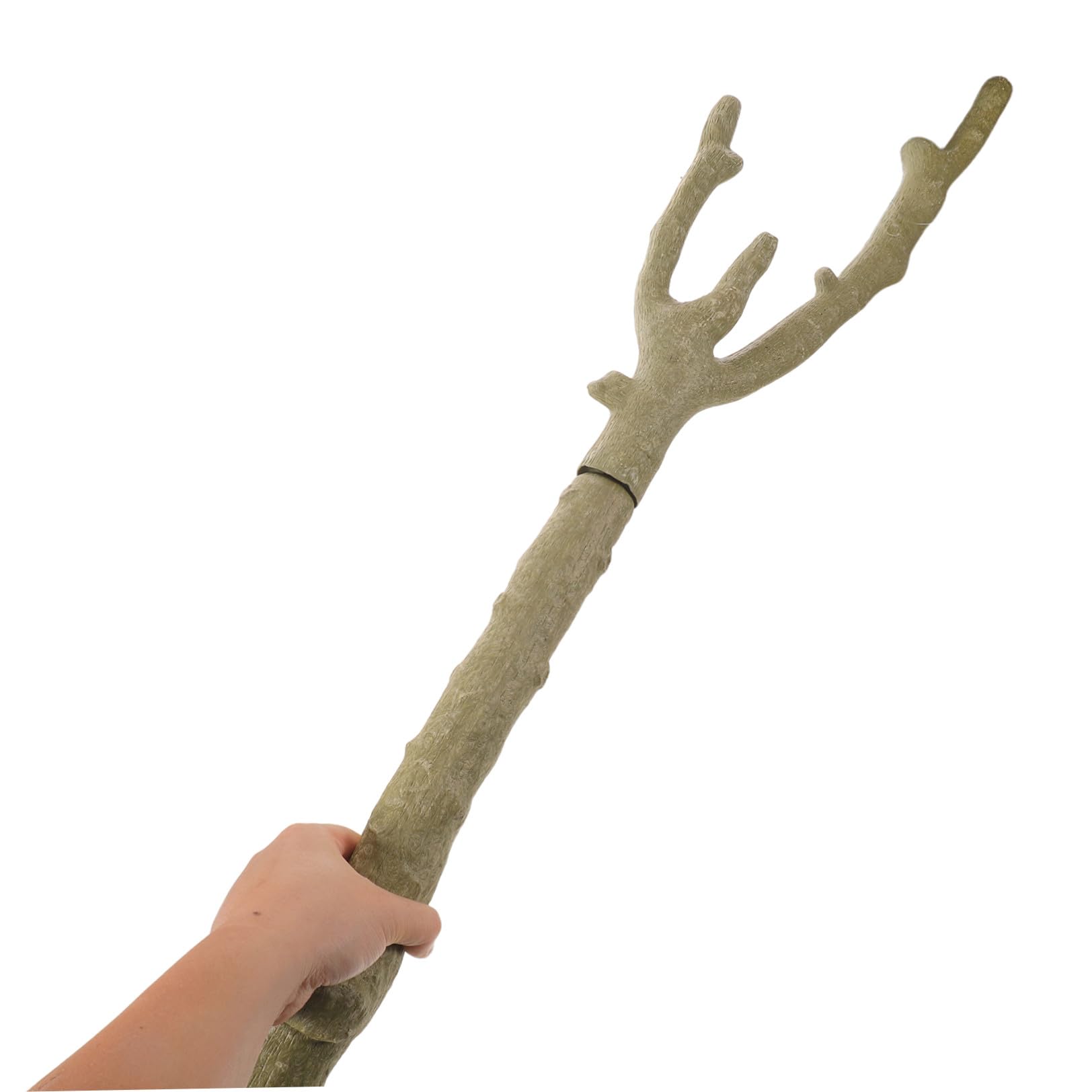 TEHAUX Rama Artificial sin Hojas de Plástico de 91cm Textura de Madera