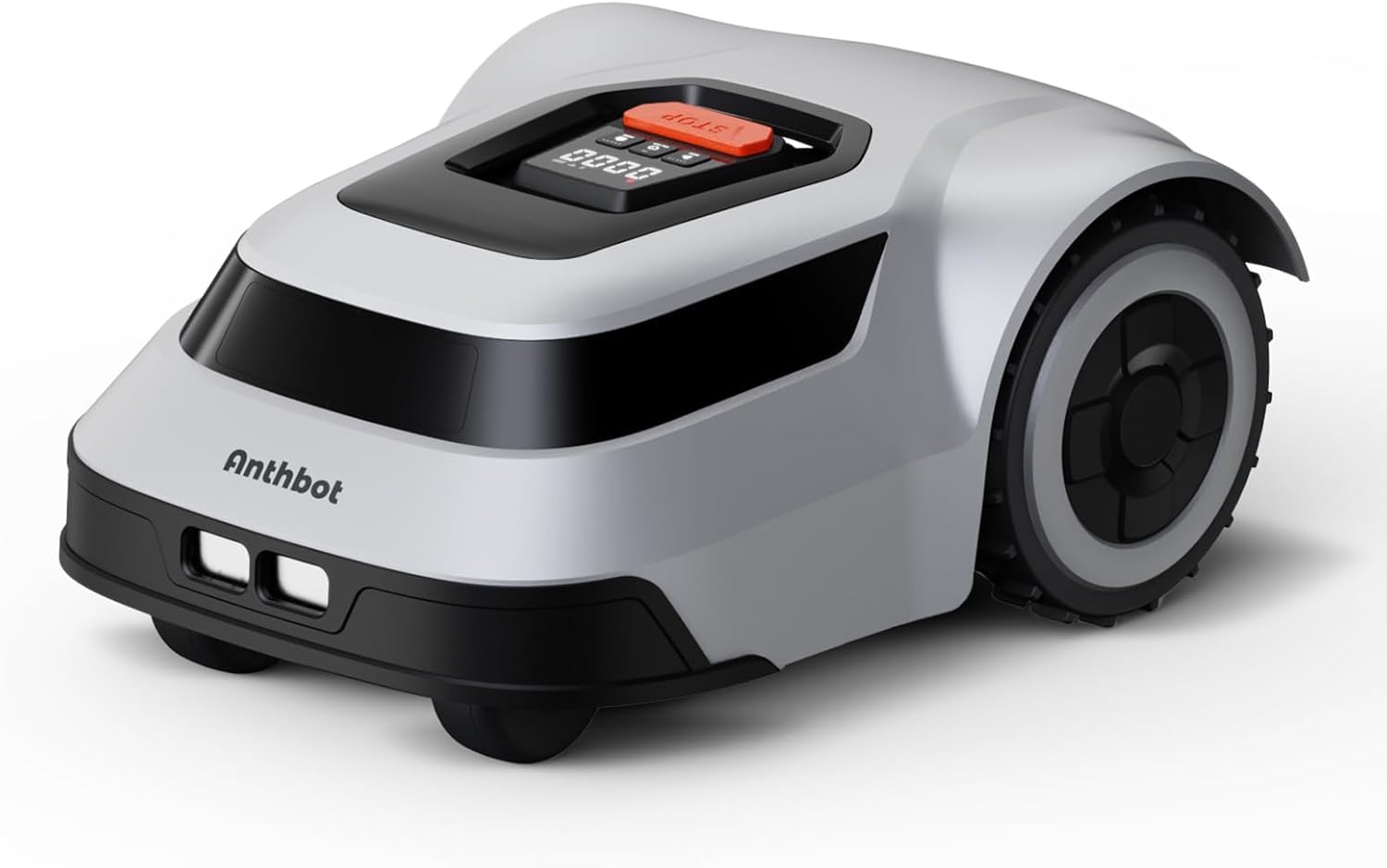 ANTHBOT Pion Rasenmäher Roboter, 1000㎡ für Garten, mit umlaufendem Draht, automatische Zuordnung, Drahtbrucherkennung, Schnitteffizienz 300%, leise 55dB