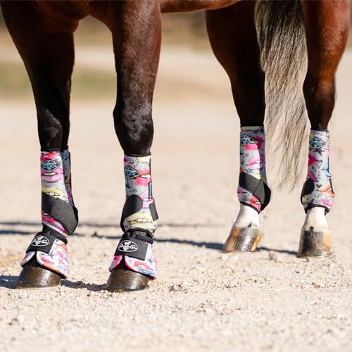 Image of Professional's Choice 2XCOOL Sports Medicine Horse Boots | Protective & Breathable Design for Ultimate Comfort & Durability in Active Horses | Value 4 Pack