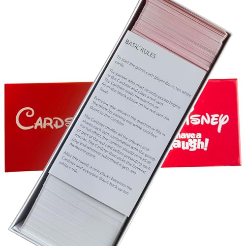Cards Games for Dis Fans Against Games Table Cards Game Party Cards Game for Adult (Red)