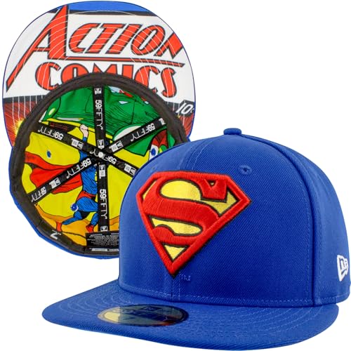 New Era Superman Action Comics #1 Gorra Ajustada 59Fifty miniatura 1