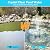 Antfraer Pond Filter with Pump Kits, Pond Filters for Outdoor Ponds Built In 660GPH Pond Pump, Pond Filter Box Suitable for Garden, Fountain, Pond, Animal Sink, Waterfall, Aquarium