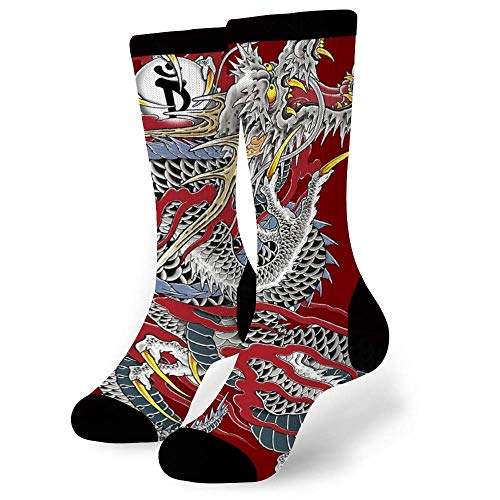 Elasonn ELASONN-SDJG3#-B2 Men'S Printed Novelty Graphic Fashion Dress Crew Socks,Casual Breathable Comfort Fit Ankle Socks Athletic Sock Warm Socks cover