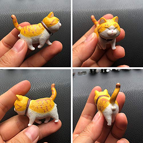 Tpocean Confezione da 9 statuine a forma di gatto