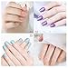 ROSALIND Esmalte Semipermanente UV LED 12pcs Kit Uñas de Pintauñas Gel Soak...