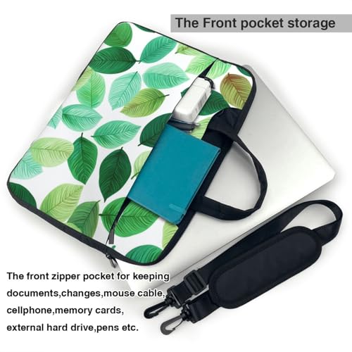 Bolso para portátil Fresh Green Leaf 15.6 pulgadas impermeable miniatura 5