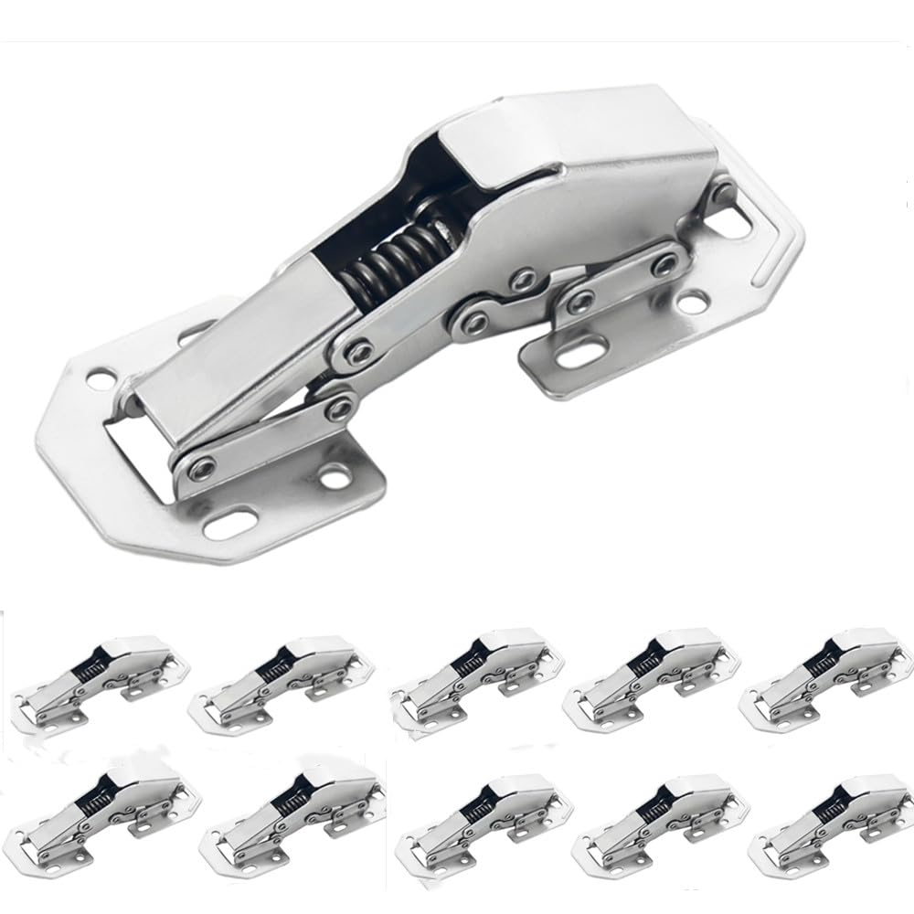2 Pack Inset Soft Close Cabinet Hinges, Face Frame Kitchen Cabinet - View #12