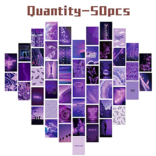 50 Pezzi Kit Poster Decorativi, Wall Collage Kit