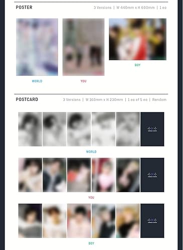 Miniatura 4 de TXT Tomorrow X Together The Chaos Chapter : Álbum de congelación (versión tu) CD+Póster+Photobook+Paquete de calcomanías+Libro de letras+Libro