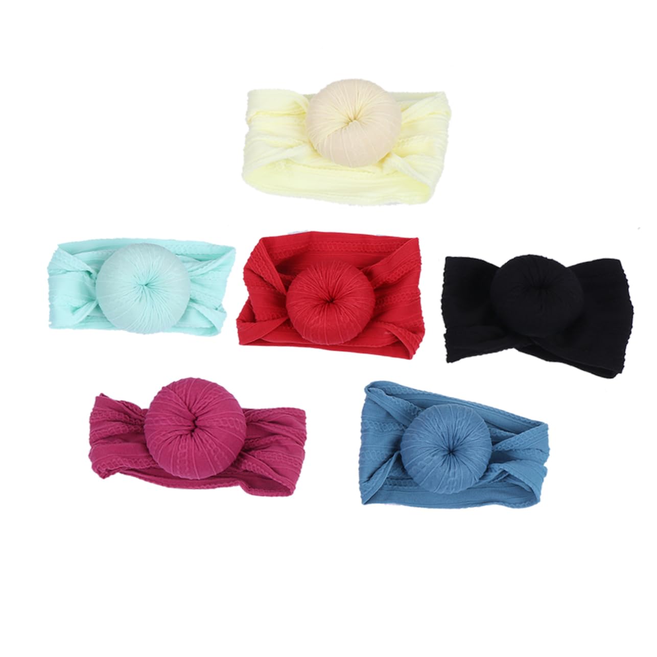 Toyvian 18stücke Haarbänder Aus Weiche Turban Kopfbedeckungen Für Neugeborene Und Kleinkinder Farben Mintgrün Weinrot Bequeme Und Langlebige Haarschleifen Für Mädchen Und Jungen