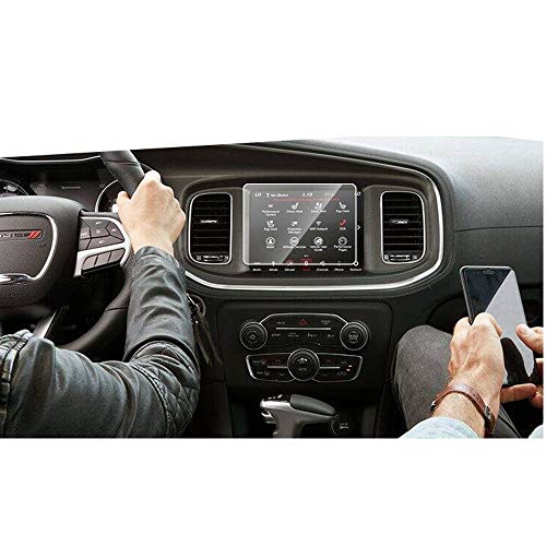 OYFA Tempered Glass Screen Protector Compatible with 2011-2020 Dodge Charger,Anti-Scratch,Shock-Resistant,HD Clear,Protecting Uconnect 8.4” Touch Screen.