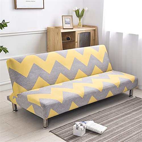 DOTBUY-SHOP Housse de Canape Clic Clac Stylé Moderne Imprimé Extensible Housse de Canapé-lit Housse de Canapé sans Bras Universel Antidérapante Lavable...