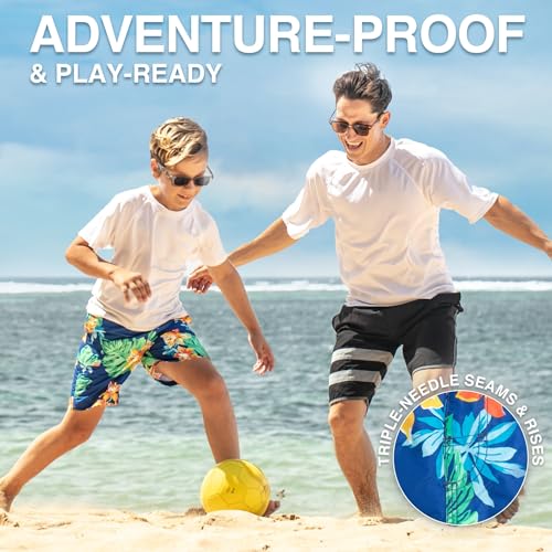 Image of Kanu Surf Boys' Avalon Quick Dry UPF 50+ Beach Swim Trunk