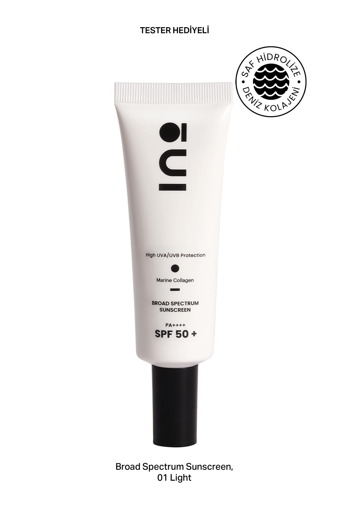 INO Nemlendirici Güneş Kremi SPF+50 01 LIGHT Cilt Tonu Eşitleyici (Saf Kolajen)