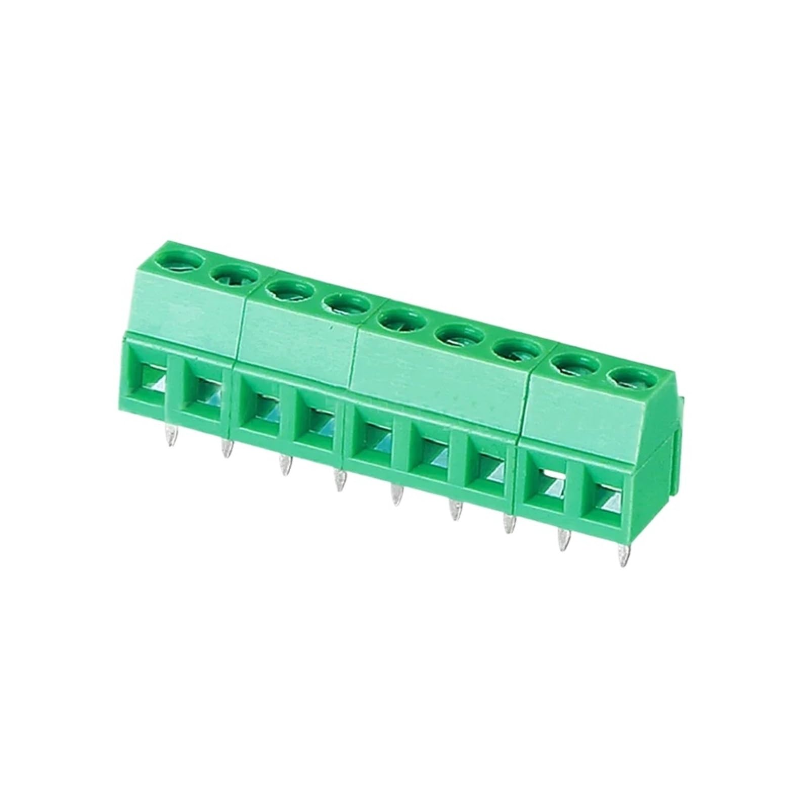 50 pz 3.5mm/0.14 ".81mm/0.15in Passo 2P 3P 128-3.5 300V/10A 24-12AWG Giuntabile PCB Connettore A Vite Filo Morsettiera(3.5mm,2P)