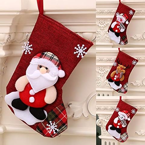 ROYEO Medias de Navidad 4 Piezas Cover