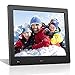 Digital Picture Frame 8 inch, Digital Photo Frame Video Player with Motion Sensor Smart Electronics Picture Frame High Resolution 1024x768 IPS LCD/1080P 720P /Stereo/MP3/Calendar/Time/Remote Control