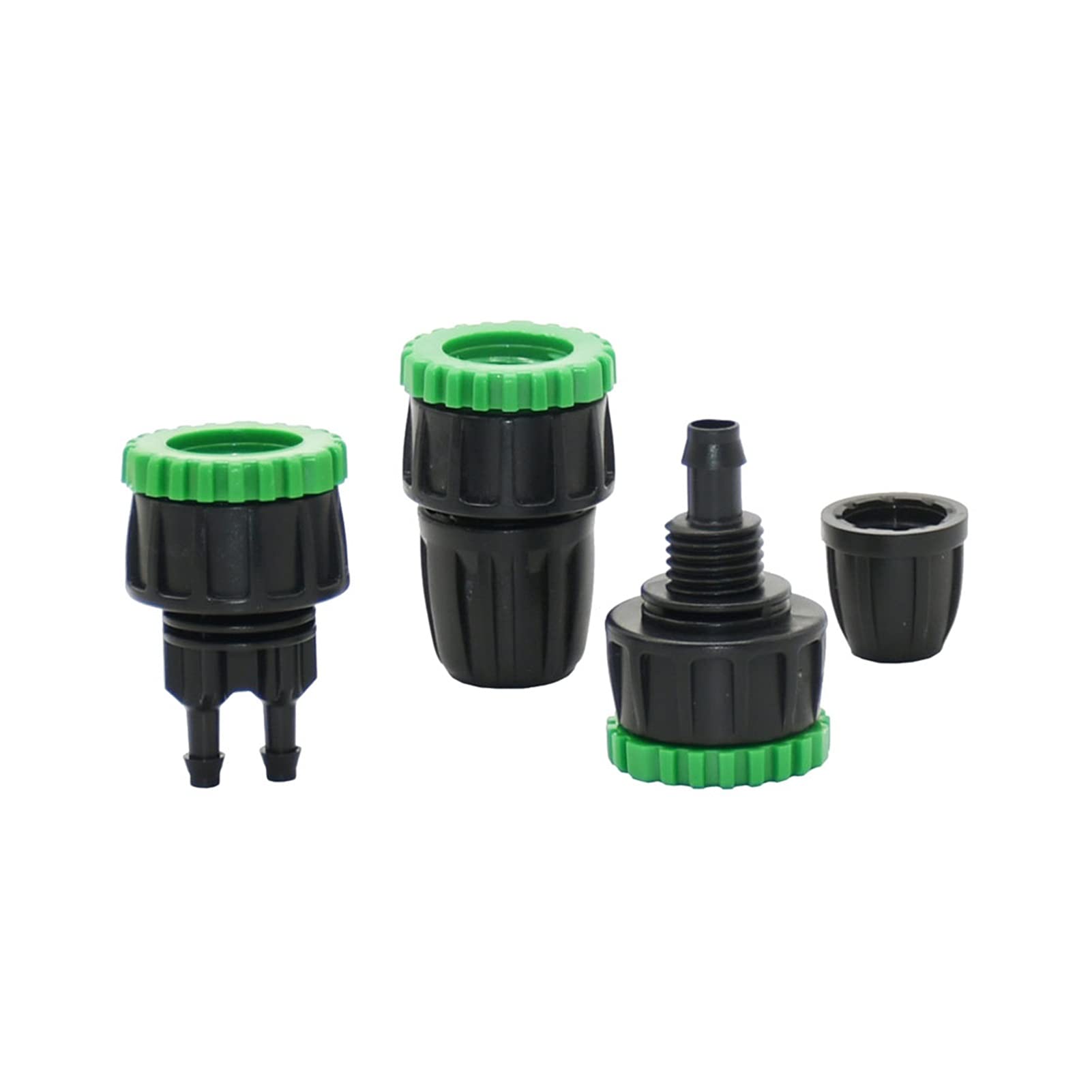 Connecteur barbelé de jardin étanche multi-filetage 1/2 et 3/4 pour système d'arrosage