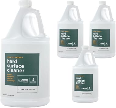 Shaw Floors Hard Surface Cleaner- 128 Fl Oz - Refill for Spray Mops and Spray Bottles - Ideal for Hardwood, Vinyl, Ceramic, Glass, Countertops, and MORE | Makes 4 32oz bottles