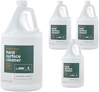 Shaw Floors Hard Surface Cleaner- 128 Fl Oz - Refill for Spray Mops and Spray Bottles - Ideal for Hardwood, Vinyl, Ceramic, Glass, Countertops, and MORE | Makes 4 (32oz) bottles
