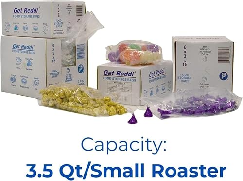 Inteplast 2-Pack, 3.5 qt Capacity Food Storage Bag, 6 x 3 x 35 inches rectangular size, 0.60 Mil Gauge, Clear Color | 2000 Count (PB060315)