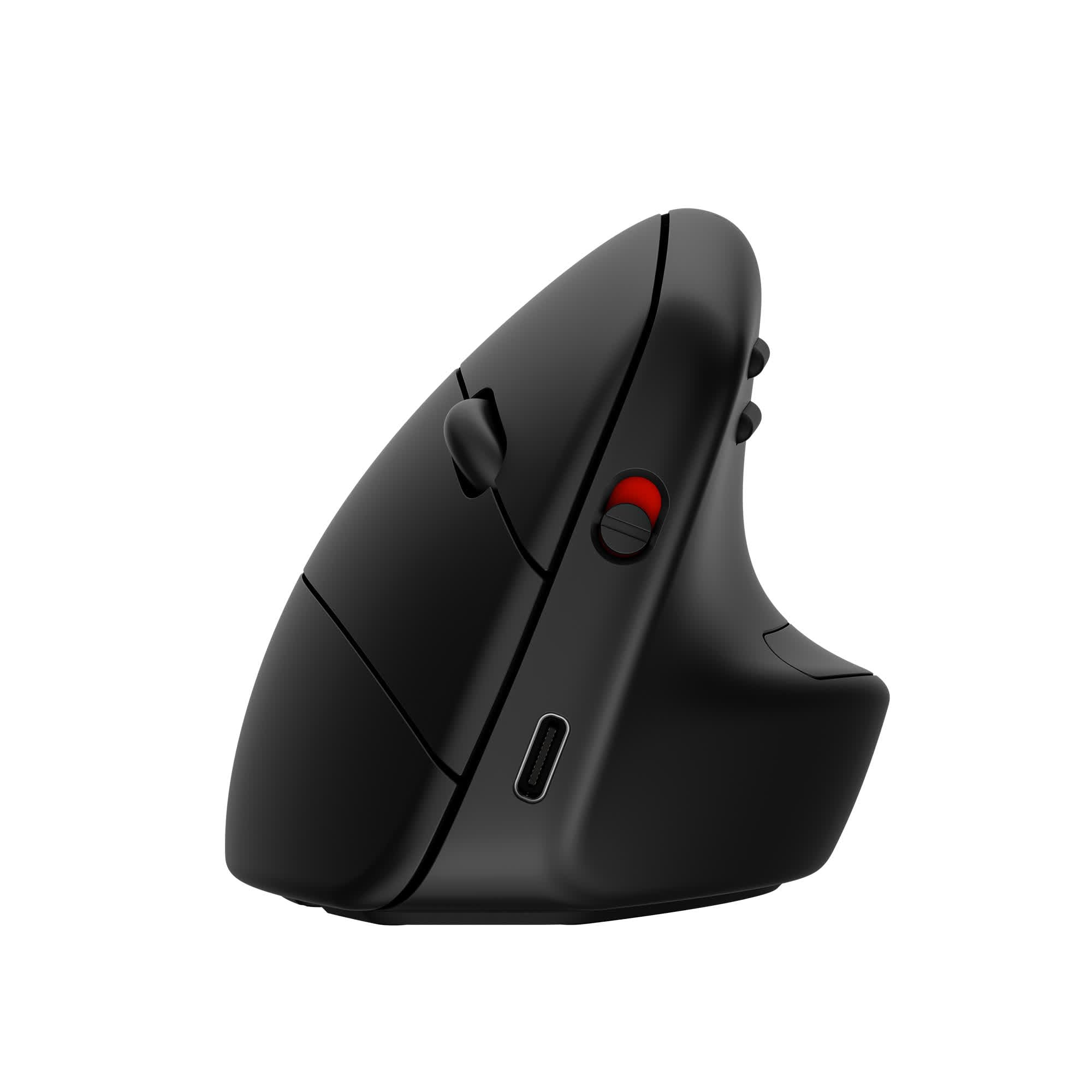 920 Ergonomic Wireless Mouse, Unifying USB dongle, Bluetooth 5.3, 5 programmable Buttons, Up to 4000 dpi, Pair up to 3 Devices, 4-Month Battery, 1-Year Warranty, 0.16 kg, Black, 6H1A4AA