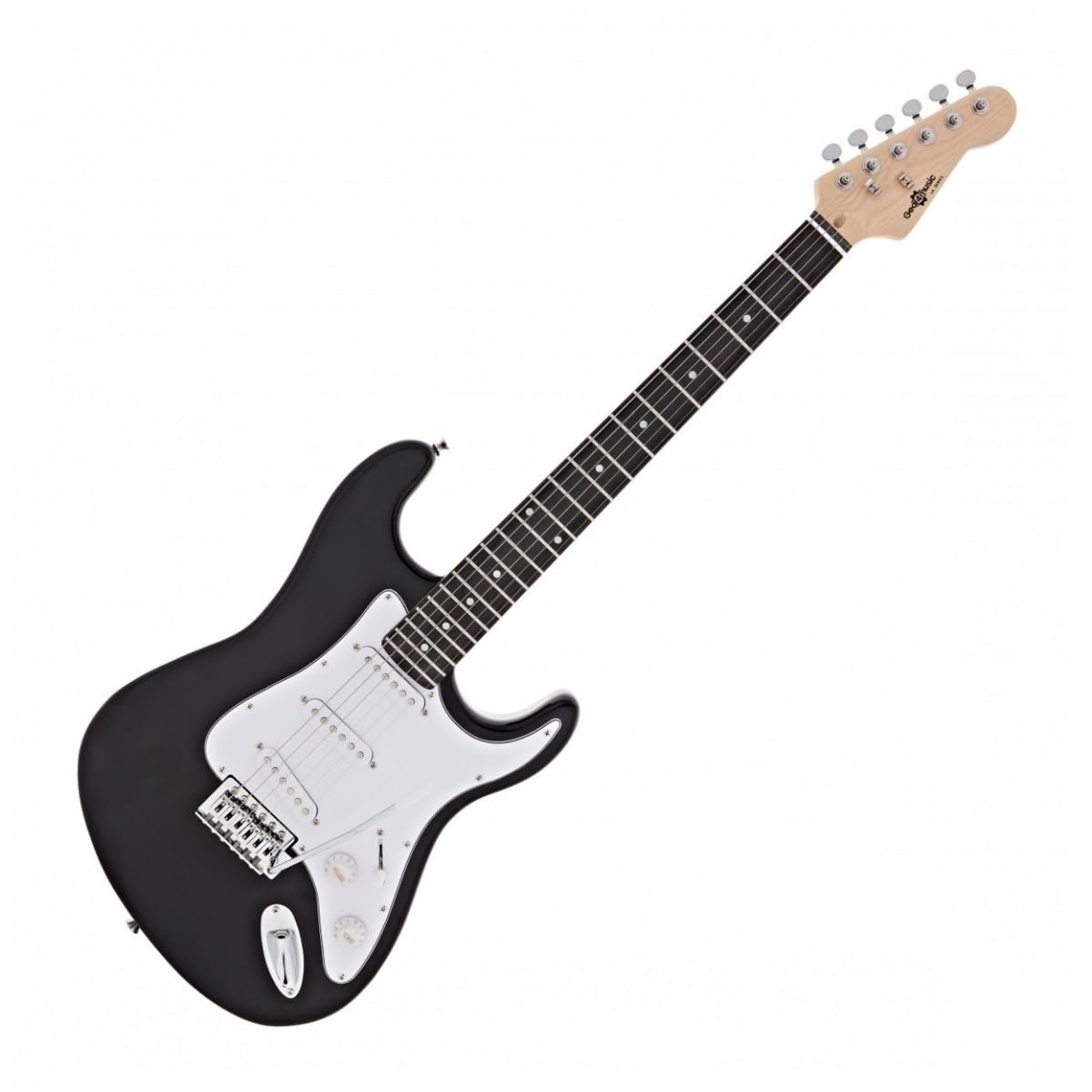 E-Gitarre LA von Gear4music Starter Pack schwarz
