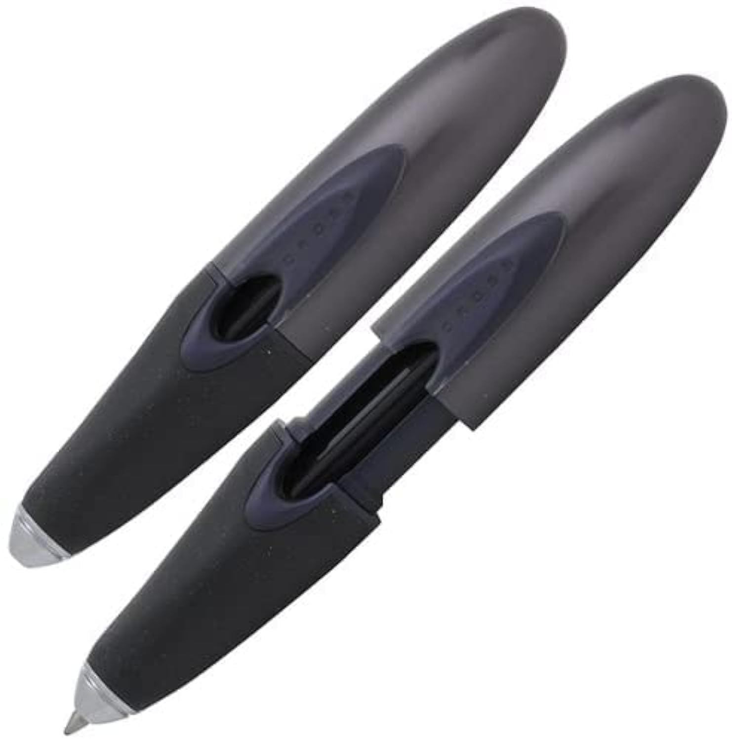 Cross Ion - Penna a sfera con ricarica di inchiostro gel nero e clip portachiavi per tutti i lacci.