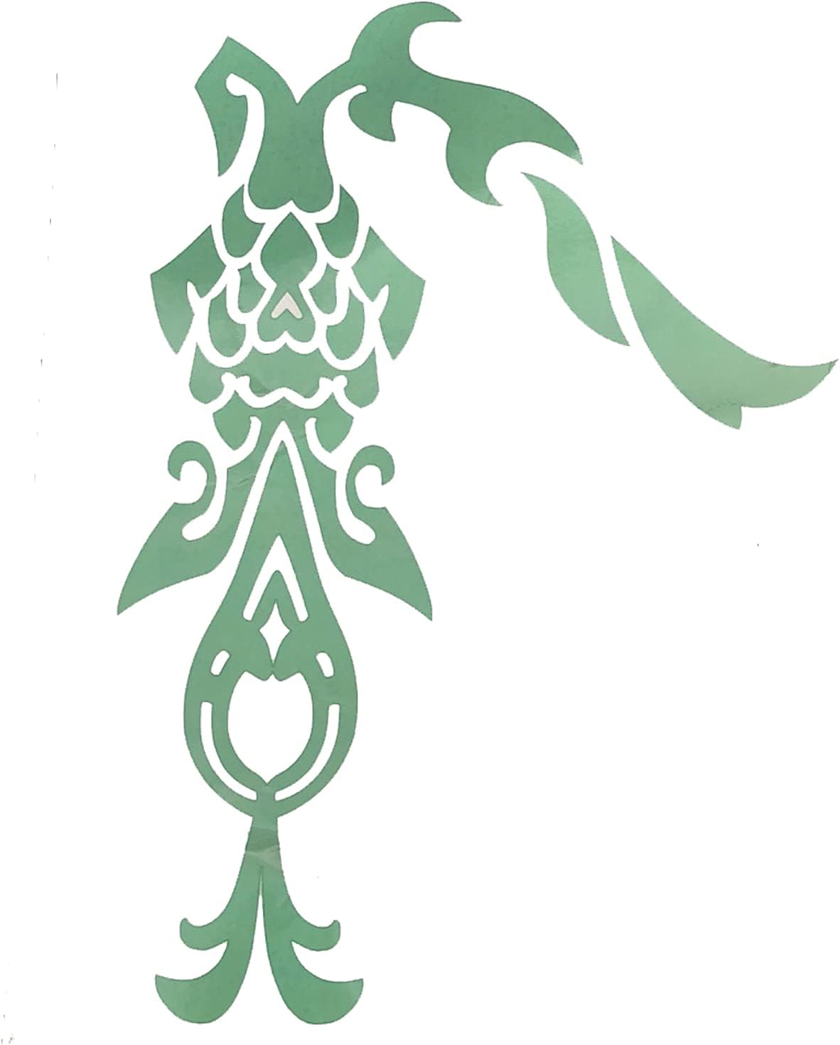 AwwwCos Genshin Impact XIAO Halloween Cosplay Temporary Tattoos Tattooing Body Stickers for Costumes 36CM