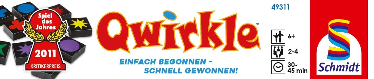 Schmidt Spiele 49311 - Qwirkle, Gioco da Tavolo