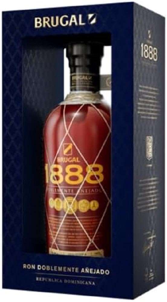 Brugal 1888 | Dominikanischer Premium Rum | mit Geschenkverpackung | zweifach gelagert für ein komplexes Aroma | 40% Vol | 700ml Einzelflasche