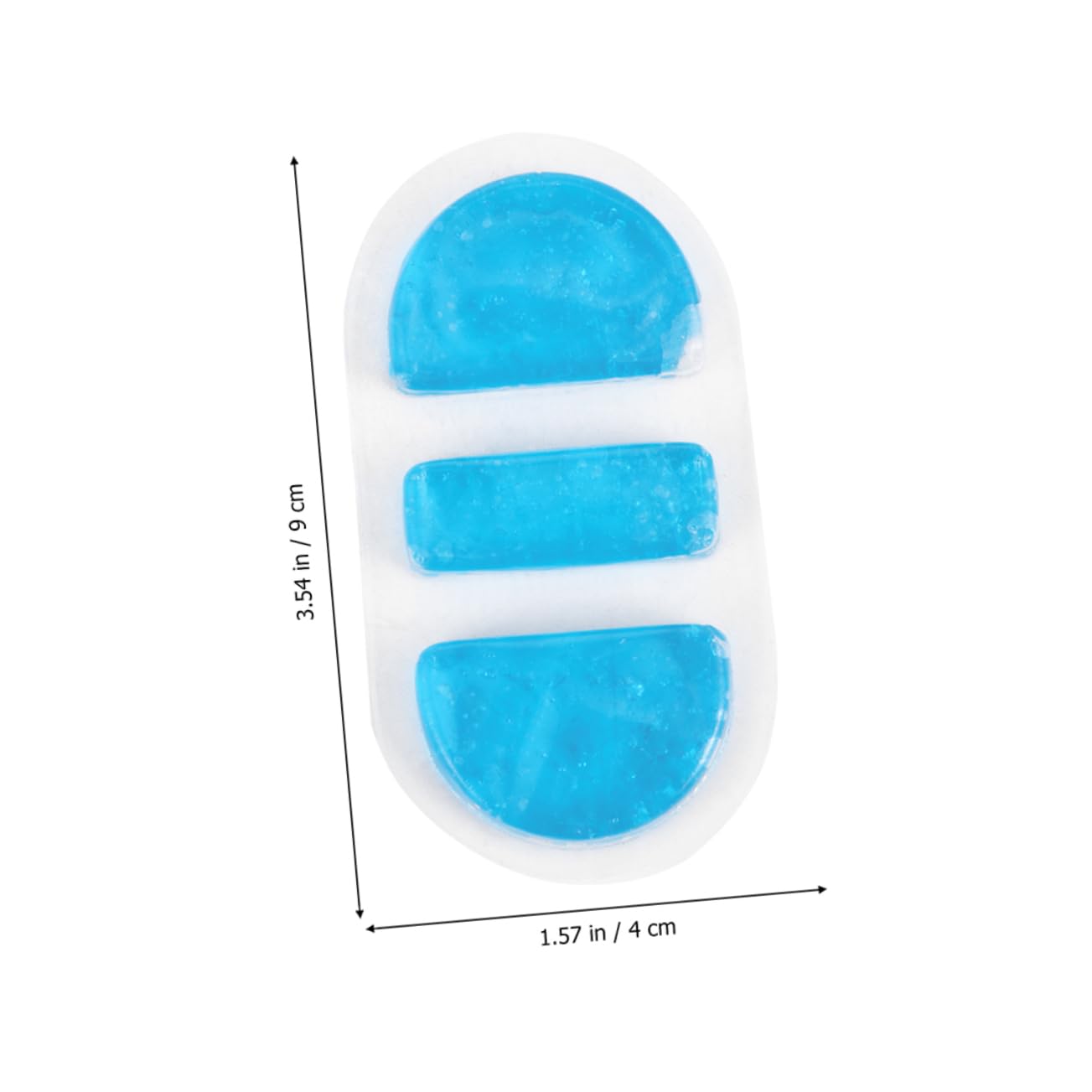 FOMIYES Borsa Per Il Ghiaccio In Gel Per Ponte Nasale Da 4 Pezzi Sacchetti Per Ghiaccio In Tpu