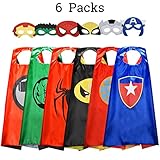 Fantasie und Kreativität anregen - Eines der lustigsten Dinge in der Kindheit ist die Fähigkeit, mit Spielzeug und Kostümen zu spielen. Wir bieten unseren Kindern einen hochwertigen Superheldenmantel, der Kinder zu mehr Spaß ohne Bildschirm anregt! Es kann auf Pyjamas oder normalen Hemden und Kleidern getragen werden. Fantasie ist wie Muskelaufbau: Je mehr Sie sie benutzen, desto größer wird sie!