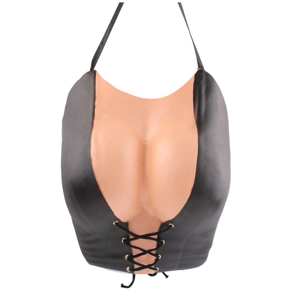 Fituenly Girls As Shown Breast Forms Eva Breastplate Fake Vest Breasts Breast Enhancement Fake Boobs For Crossdresser Drag Queen Mastectomy Transgender Cosplayer