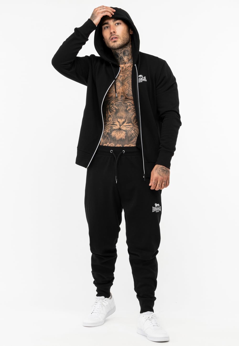 Lonsdale London Rottingean chándal Negro