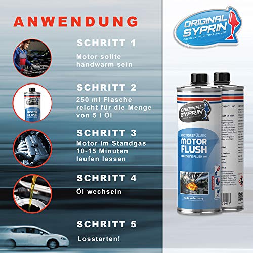 SYPRIN motorspoeling systeemspoeling modderspoeling - voor benzine- en dieselmotoren - systeem & Engine Cleaner I Oil… - Image 5