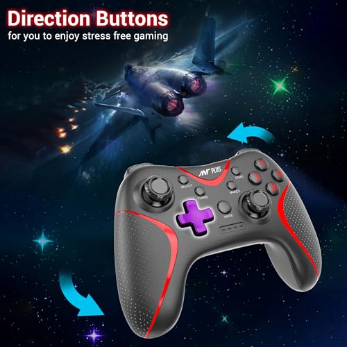 Ant Plus Leo 300 Wireless Gamepad with 2.4GHz Wireless Technology, Integrated Dual Intensity Motor, Keys for PC/Android - Black - Image 6