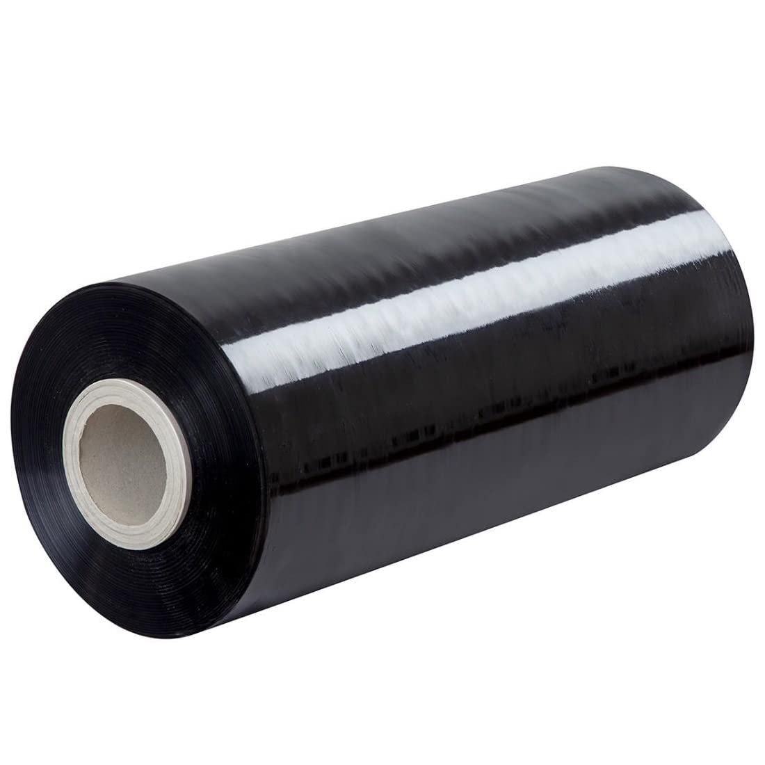 1 Rotolo Pellicola Imballaggi Nera - Film estensibile da imballaggio Macchinabile, altezza 50 cm, peso 16 Kg
